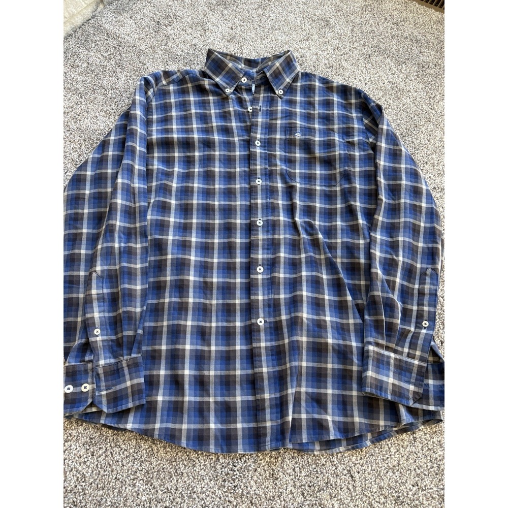 Southern Tide Shirt Mens Size Medium Button Down Plaid Long Sleeve Classic‎ Fit - Picture 3 of 6